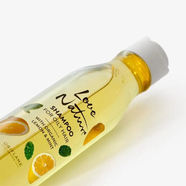 Love Nature Organic Lemon and Mint Extract Shampoo for Oily Hair